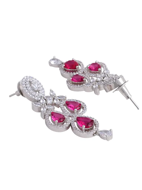Pink_Brass_Silver_Plated_Handcrafted_Water_Resistance_CZ_Stone___Chocker_Set_For_Women