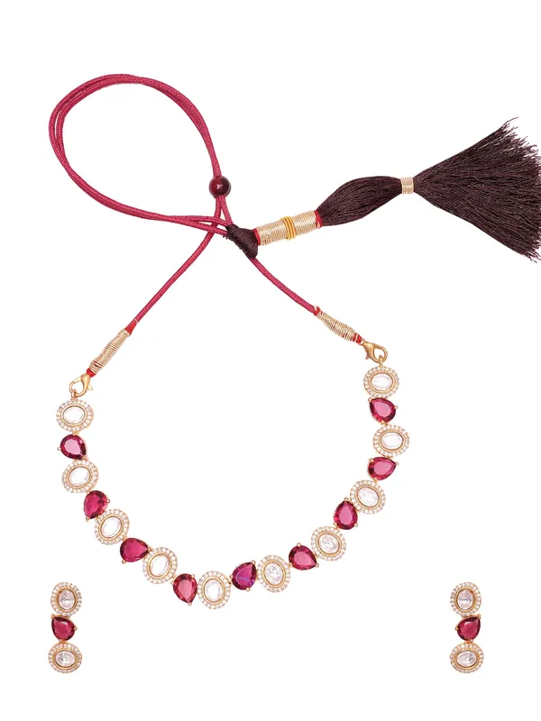 Red_Brass_Kundan_Gold_Plated_Handcrafted_Water_Resistance_CZ_Stone__Necklacet_For_Women