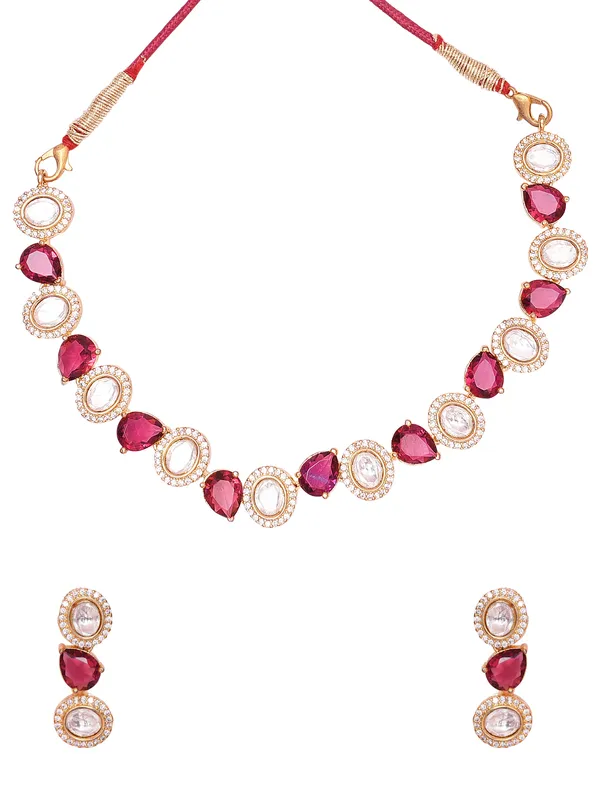 Red_Brass_Kundan_Gold_Plated_Handcrafted_Water_Resistance_CZ_Stone__Necklacet_For_Women