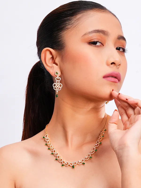 Green_Brass__Gold_Plated_Handcrafted_Water_Resistance_CZ_Stone__Necklace__Set_For_Women