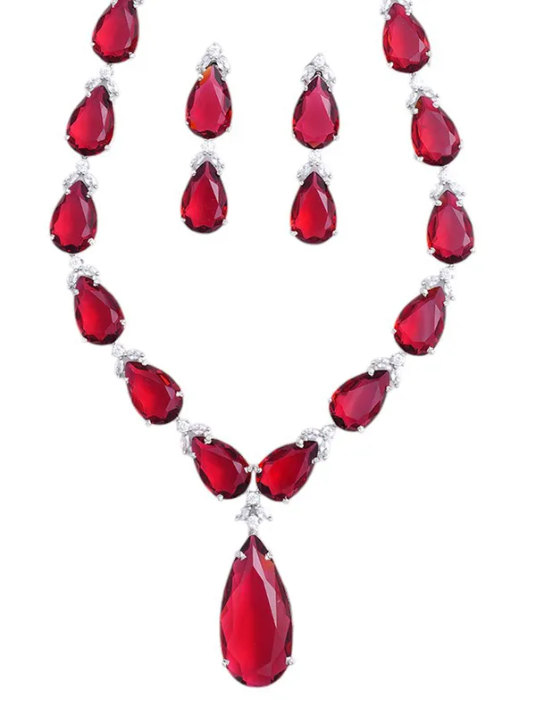 Red_Brass__Silver_Plated_Handcrafted_Water_Resistance_CZ_Stone__Necklace__Set_For_Women