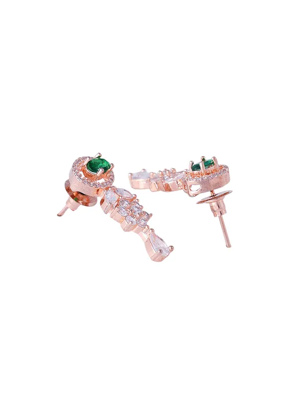 Green_Brass__Rose_Gold__Handcrafted_Water_Resistance_CZ_Stone__Necklace__Set_For_Women