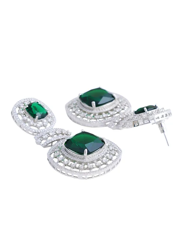 Green_Brass_Silver_Plated_Handcrafted_Water_Resistance_CZ_Stone__Necklace__Set_For_Women