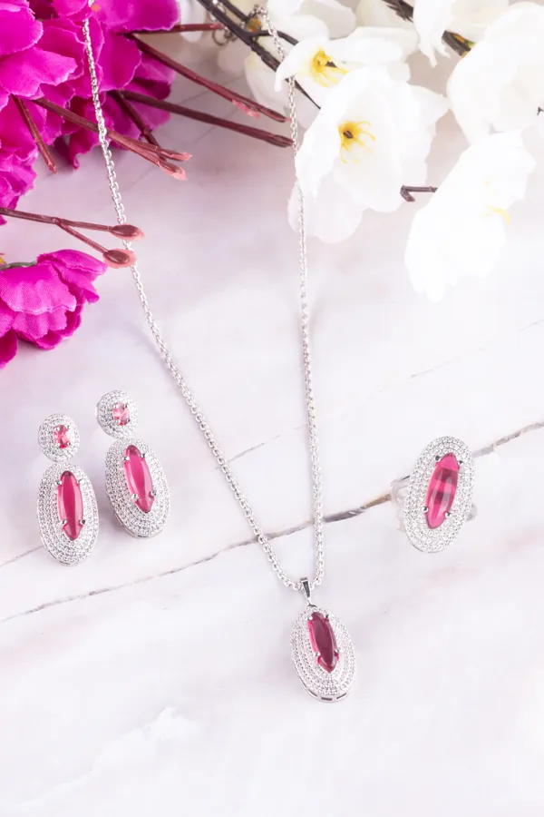Red_Pota_Brass__Silver_Plated_Handcrafted_Water_Resistance_CZ_Stone__Earring_Pendent_Ring_Set_For_Women