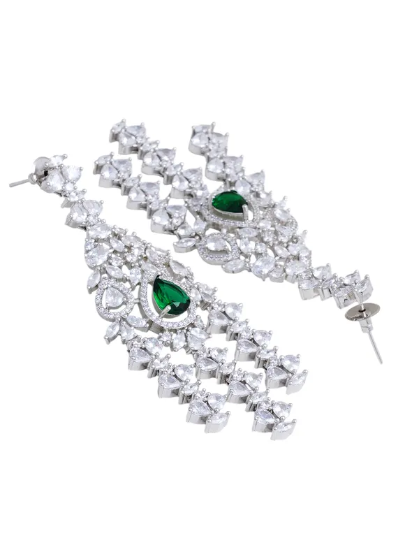 Green_Brass__Silver_Plated_Handcrafted_Water_Resistance_CZ_Stone__Necklace__Set_For_Women
