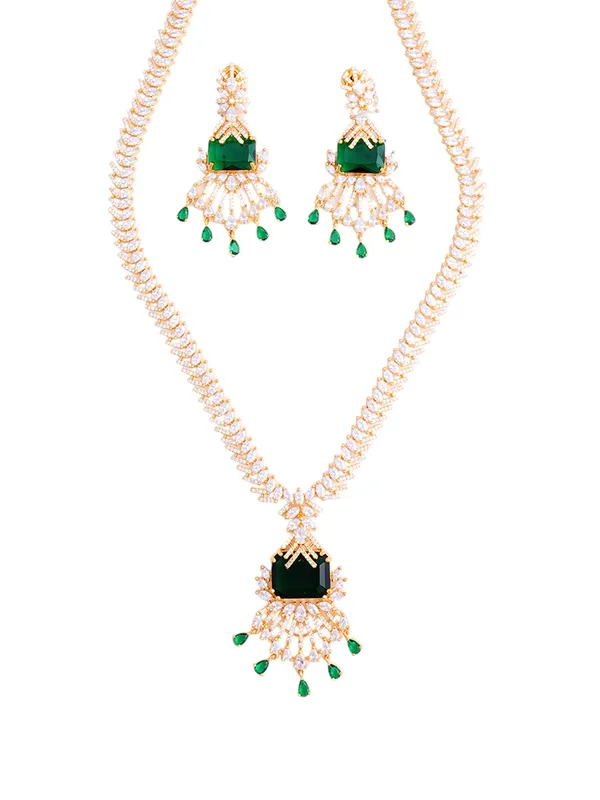 Green_Brass_Gold_Plated_Handcrafted_Water_Resistance_CZ_Stone__Necklace__Set_For_Women