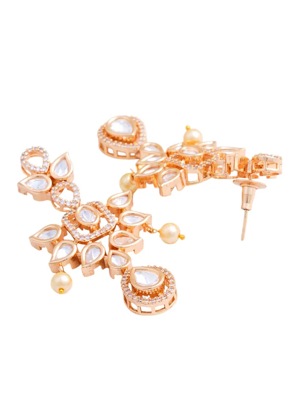 White_Brass_Kundan_Rose_Gold__Handcrafted_Water_Resistance_CZ_Stone__Necklace_For_Women