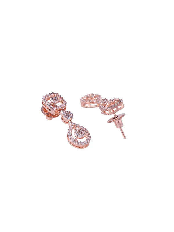 White_Brass__Rose_Gold__Handcrafted_Water_Resistance_CZ_Stone__Necklace__Set_For_Women
