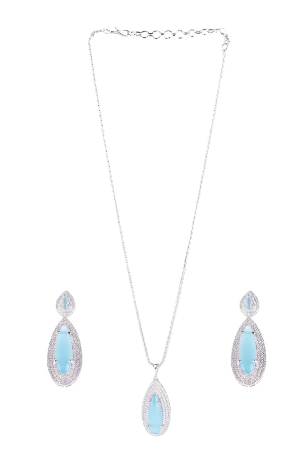 Aqua_Pota_Brass__Silver_Plated_Handcrafted_Water_Resistance_CZ_Stone__Earring_Pendent_Ring_Set_For_Women