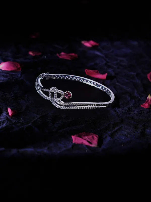 Red_Brass_Silver_Plated_Handcrafted_Water_Resistance_CZ_Stone__Bracelet_For_Women