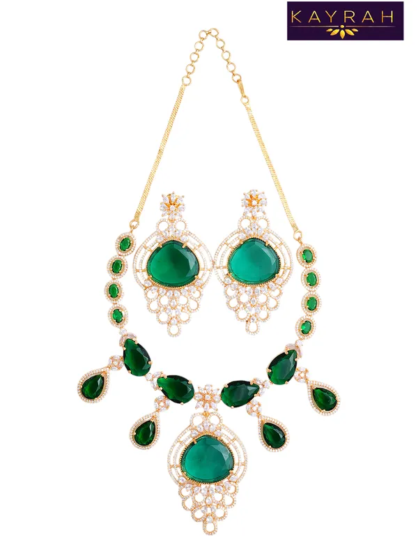 Green_Brass_Gold_Plated_Handcrafted_Water_Resistance_CZ_Stone__Necklace__Set_For_Women