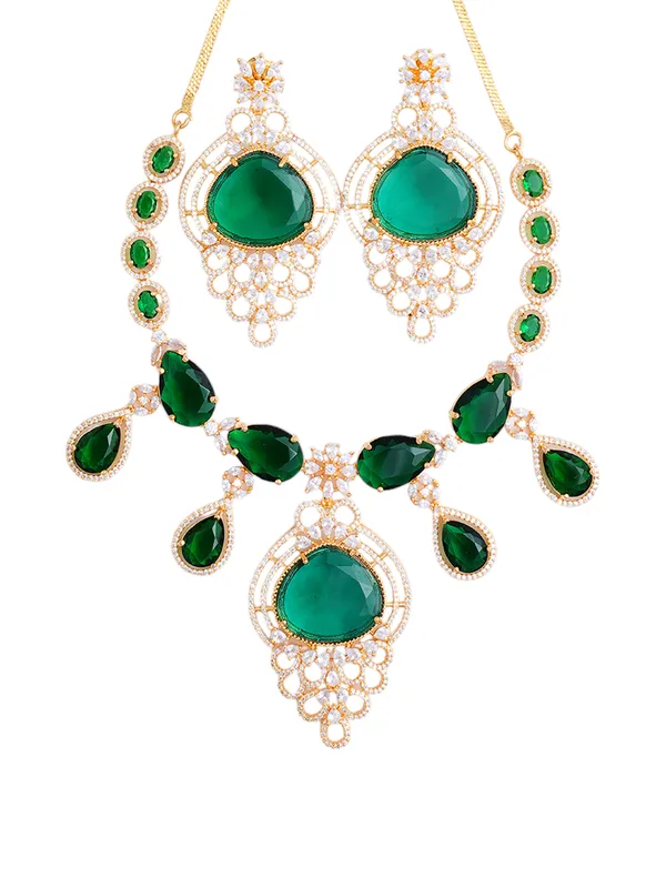 Green_Brass_Gold_Plated_Handcrafted_Water_Resistance_CZ_Stone__Necklace__Set_For_Women
