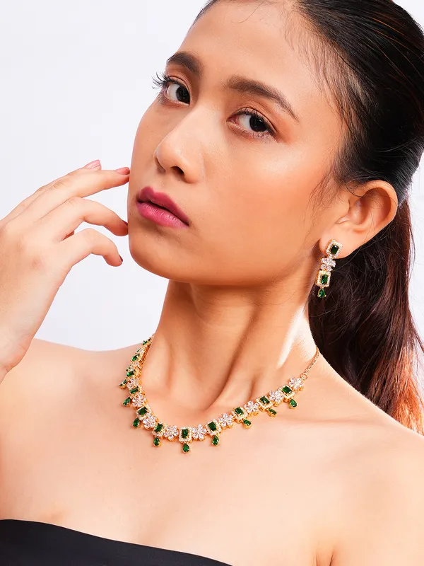 Green_Brass__Gold_Plated_Handcrafted_Water_Resistance_CZ_Stone__Necklace__Set_For_Women