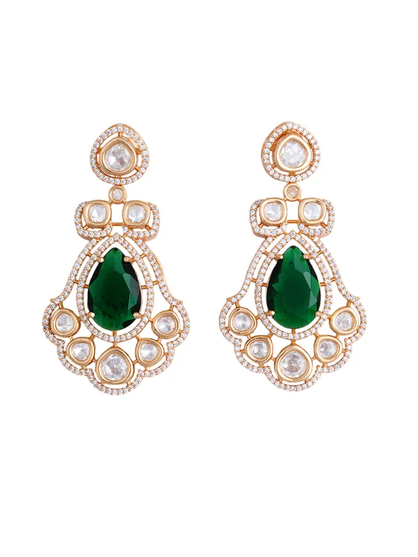 Green_Brass_Kundan__Rose_Gold__Handcrafted_Water_Resistance_CZ_Stone__Necklace__Set_For_Women