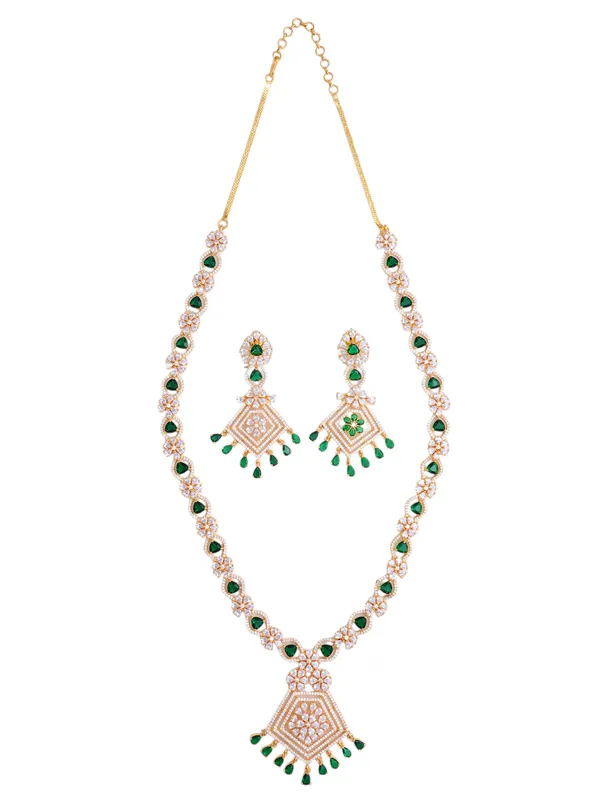 Green_Brass_Gold_Plated_Handcrafted_Water_Resistance_CZ_Stone__Necklace__Set_For_Women
