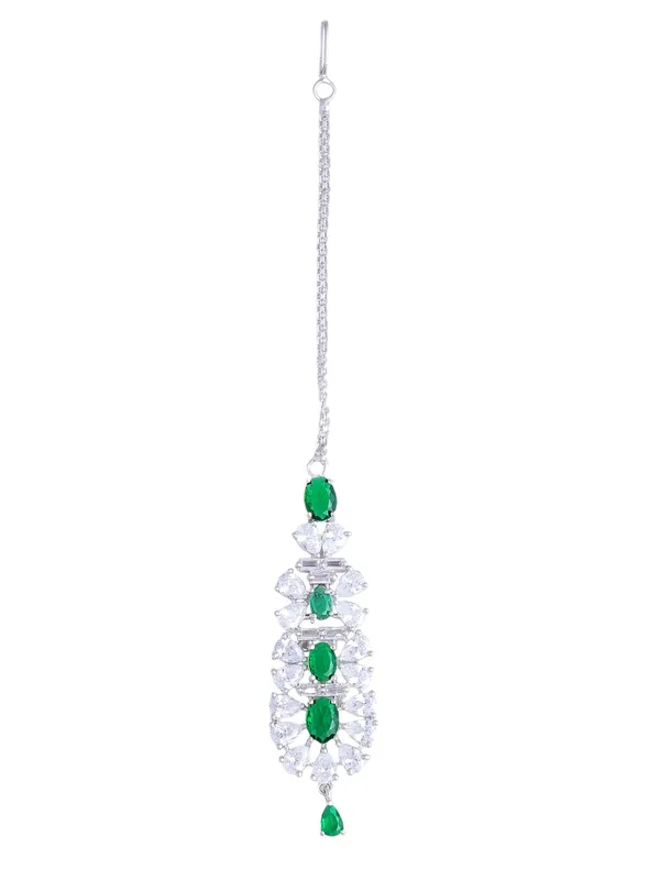 Green_Brass_Silver_Plated_Handcrafted_Water_Resistance_CZ_Stone___Chocker_Set_For_Women