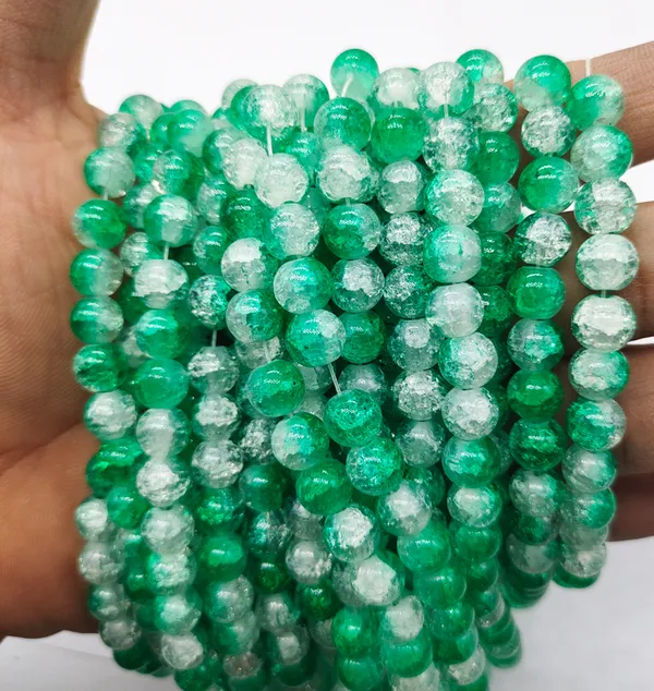 Green_And_White_Glass_Premium_Jewellery_Making_Beads_For_Jewellery_Making