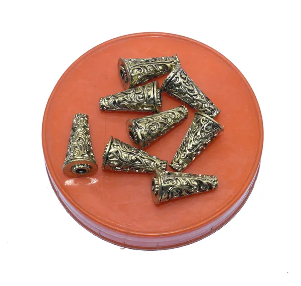 Golden_Tibetan_Alloy_Premium_Cone_Bead_Caps_For_Jewellery_Making