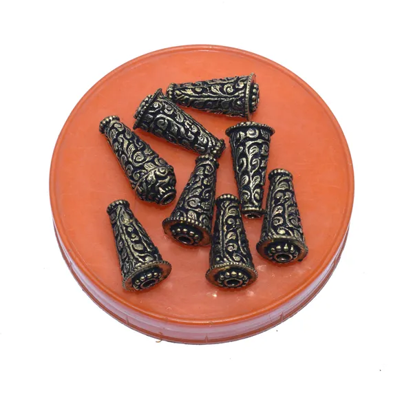 Golden_Tibetan_Alloy_Premium_Cone_Bead_Caps_For_Jewellery_Making