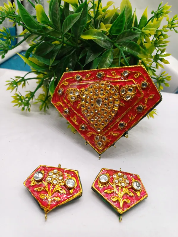 Peach_Alloy_And_Kundan_Stone_Premium_Kundan_Pendant_For_Jewellery_Making
