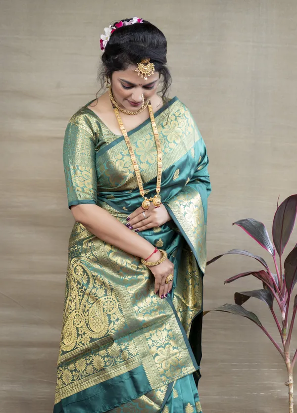 Light_Blue_Printed_Pure_Banarasi_Regular_Saree_For_Women