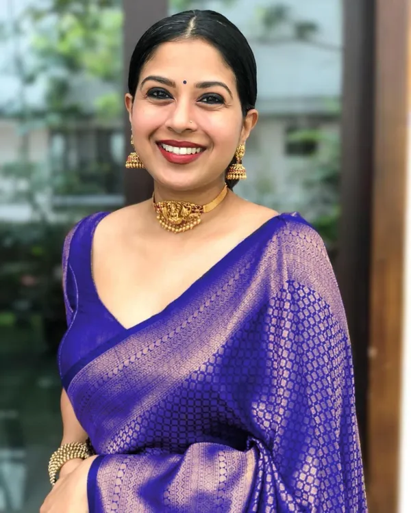 Dark_Blue_Printed_Pure_Banarasi_Regular_Saree_For_Women