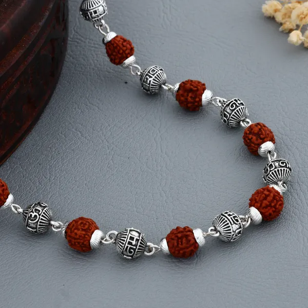 Ashtadhatu_Om_Namsevay_Panchmukhi_Rudraksha_Mala_|_24_Inch_|_7_Mm_Beads_Silver_Plated_Metal_Rudraksha_Chain