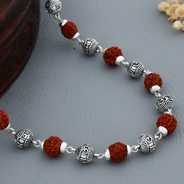 Ashtadhatu_Om_Namsevay_Panchmukhi_Rudraksha_Mala_|_24_Inch_|_7_Mm_Beads_Silver_Plated_Metal_Rudraksha_Chain