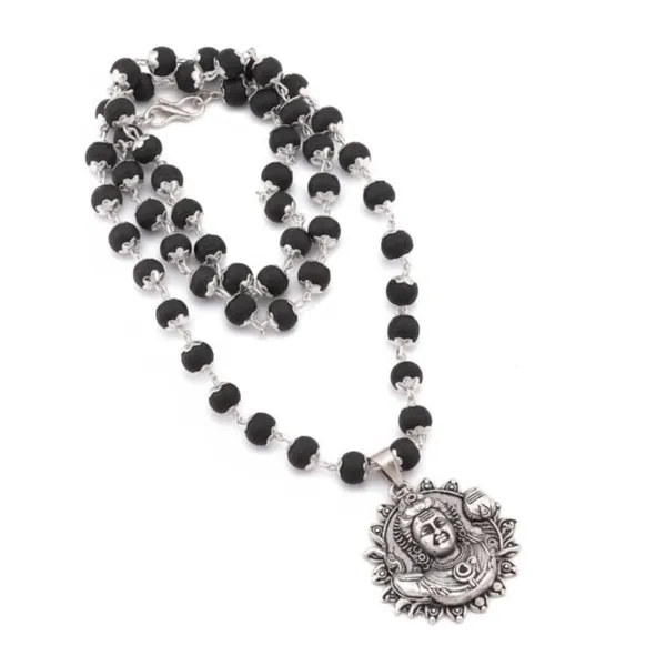 Karungali_Mala_With_Murugan_Silver_Alloy_Pendant_–_7Mm_Beads_Mala_For_Men_&_Women_–_Wooden_&_Metal_Pendant_Set