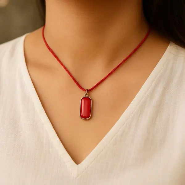 Natural_Red_Moonga_8.25Ratti_Gemstone_Pendant_Crystal_Locket_Necklace_(15-20Mm)_For_Men_&_Women