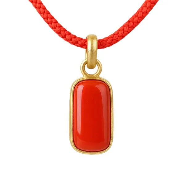 Natural_Red_Moonga_8.25Ratti_Gemstone_Pendant_Crystal_Locket_Necklace_(15-20Mm)_For_Men_&_Women