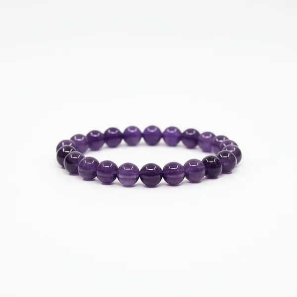 Original_Certified_Amethyst_Bracelet_For_Men_&_Women_-_8Mm_Beads