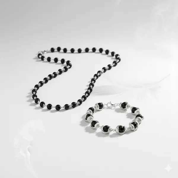 Original_Karungali_Malai_Silver_Coated_Cap_Bracelet_And_54_Beads_Mala_Combo_|_Lab_Tested_Black_Ebony_Wood