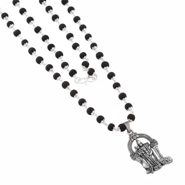 Original_Karungali_Malai_With_Muruga_Locket_-_Certified_Ebony_Beads_Mala_With_Lab_Test_Certification_-_Authentic_Black_Ebony_Wood_54_Beads_German_Silver_Cap_Mala