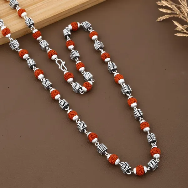 Original_Panchmukhi_Rudraksha_Mala_With_Ashtadhatu_Cube_Beads_|_7Mm_Beads_|_24_Inch_Long_Mala