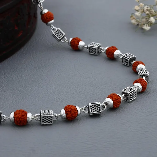 Original_Panchmukhi_Rudraksha_Mala_With_Ashtadhatu_Cube_Beads_|_7Mm_Beads_|_24_Inch_Long_Mala_For_Men_&_Women