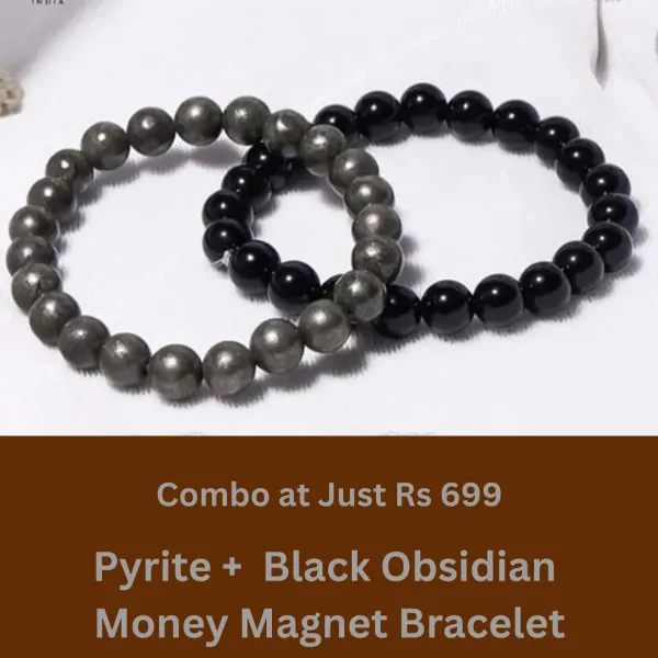 Pyrite_+_Black_Obsidian_Bracelet_For_Man_&_Women_Combo_Pack