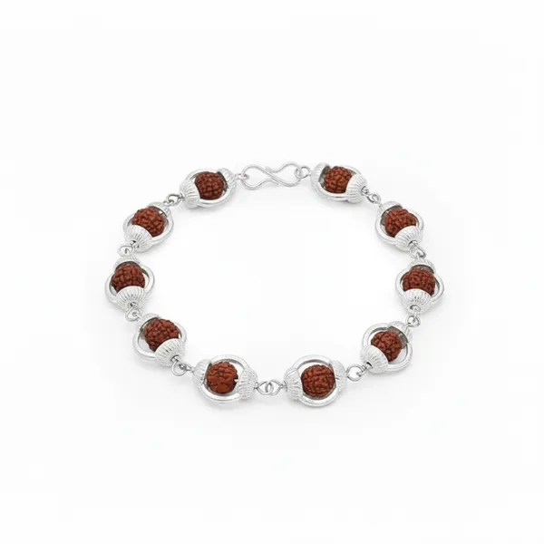Rudraksha_Silver_Plated_Natural_Handcrafted_Beads_Bracelet_For_Men_&_Women