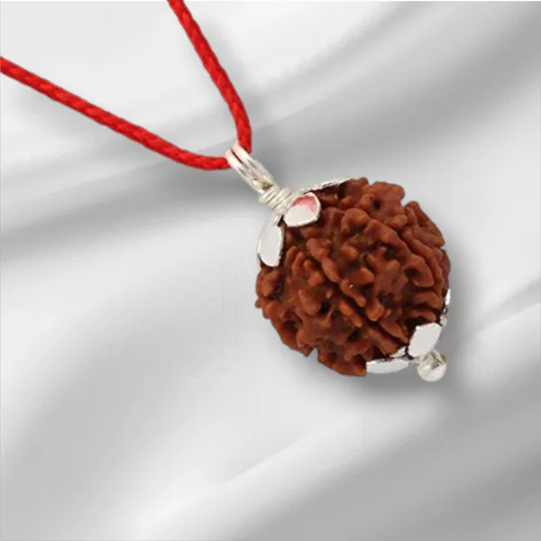 Brown_4_Mukhi_Nepali_Rudraksh_Pendant_For_Men_&_Women