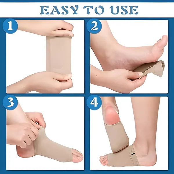 Brown_Flat_Arch_Support_Socks_Sleeves_|_For_Foot_Pain_Relief_For_Unisex
