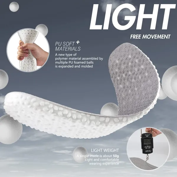 Grey_Memory_Foam_Comfortable_Athletic_Insoles_For_Unisex