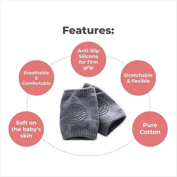 Multicolor_Cotton_Baby_Knee_And_Elbow_Safety_Pads_For_Crawling_Infants