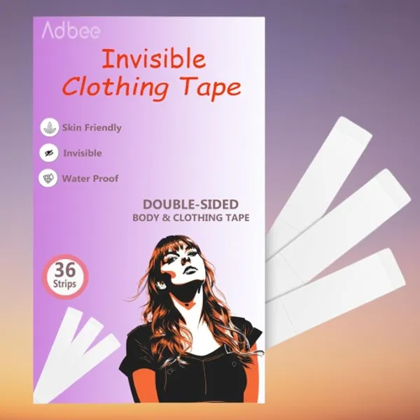 Clear_Double-Sided_Invisible_Fashion_Body_Clothing_Tape_(Pack_Of_36)