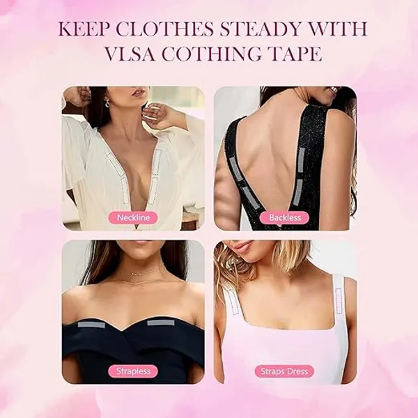 Clear_Double-Sided_Invisible_Fashion_Body_Clothing_Tape_(Pack_Of_36)