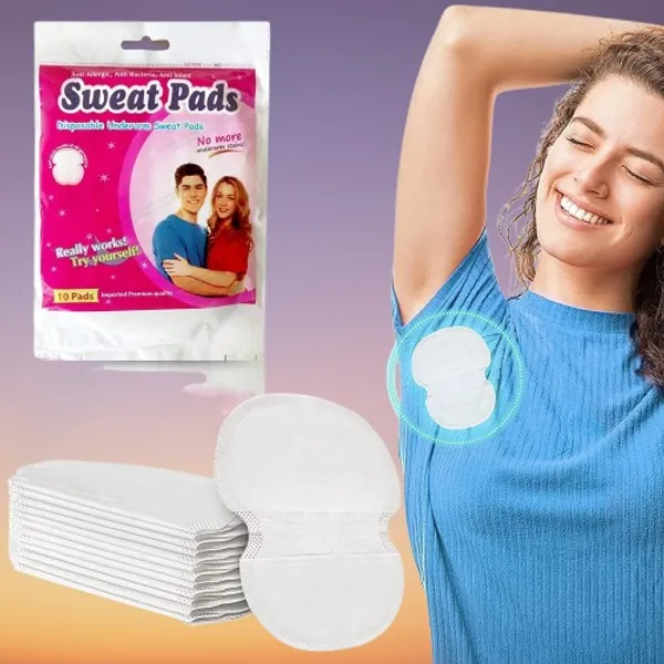 White_Underarm_Highly_Absorbent_Anti-Smell_Sweat_Pads_For_Unisex