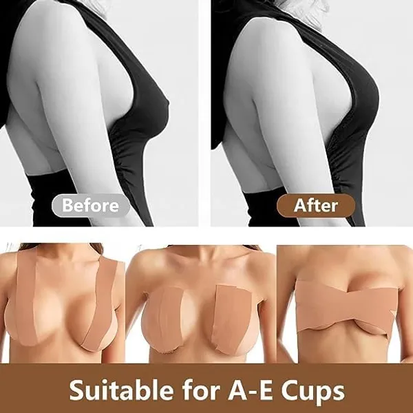 Beige_Cotton_Breast_Lifting_Tape_For_Women