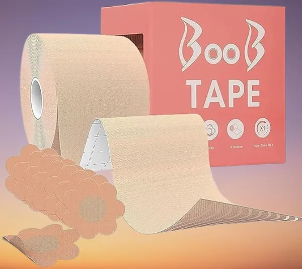 Beige_Cotton_Breast_Lifting_Tape_For_Women