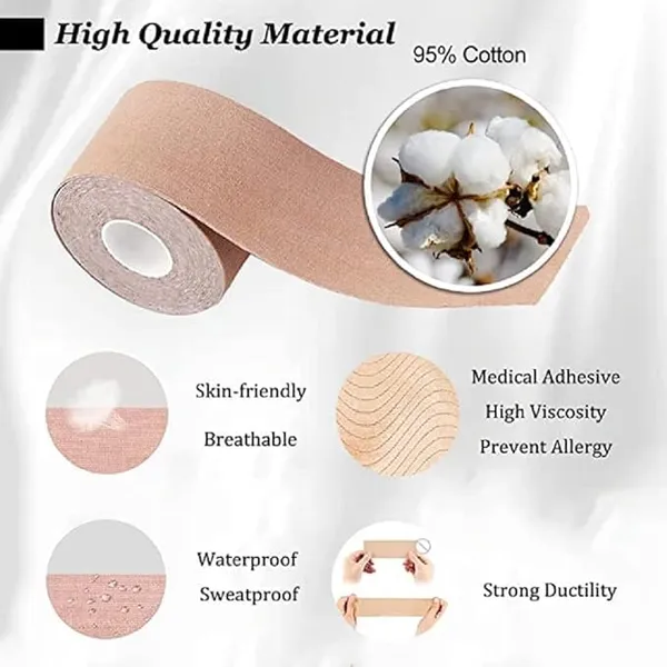 Beige_Cotton_Breast_Lifting_Tape_For_Women