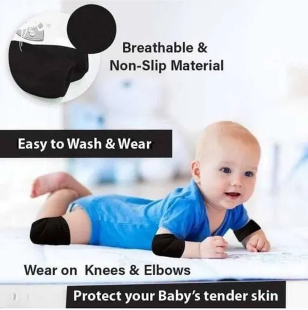 Multicolor_Cotton_Baby_Knee_And_Elbow_Safety_Pads_|_For_Crawling_Infants