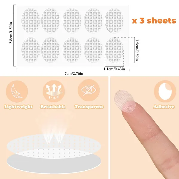 Transparent_Disposable_Ear_Lobe_Support_For_Unisex